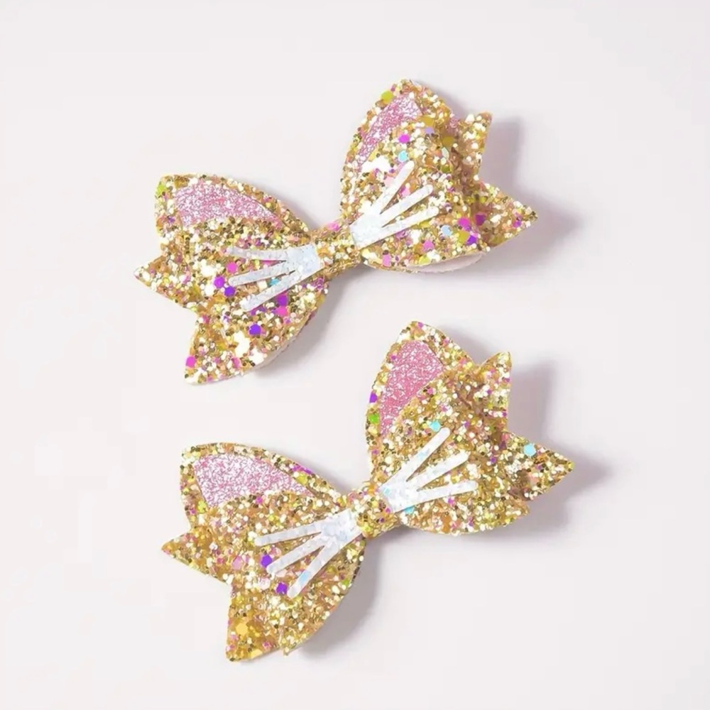 2Pc. Matching Kitty Bow Set - Picture 3 of 4